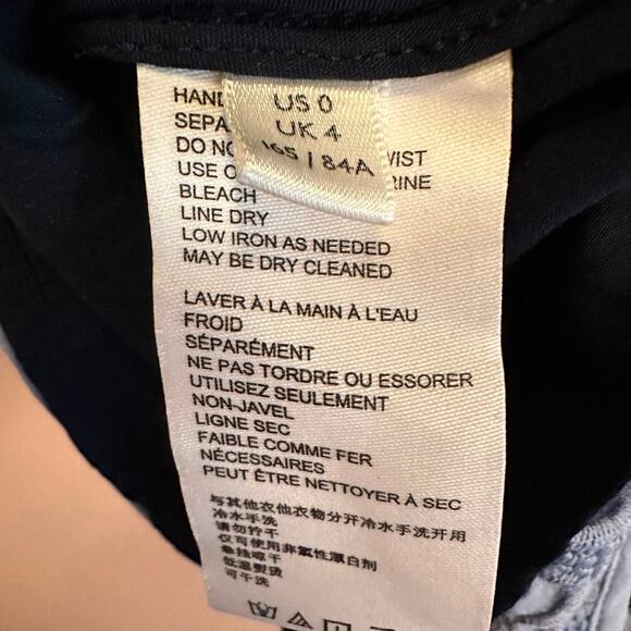 Anthropologie Maeve Daisy Cutout Eyelit Blue Tank Top Y2K 0 - Picture 7 of 10